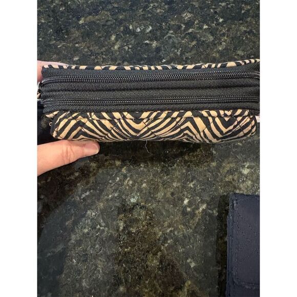 Vera Bradley Women's Quilted Animal Print Wallet Bundle of 2 - Picture 3 of 11